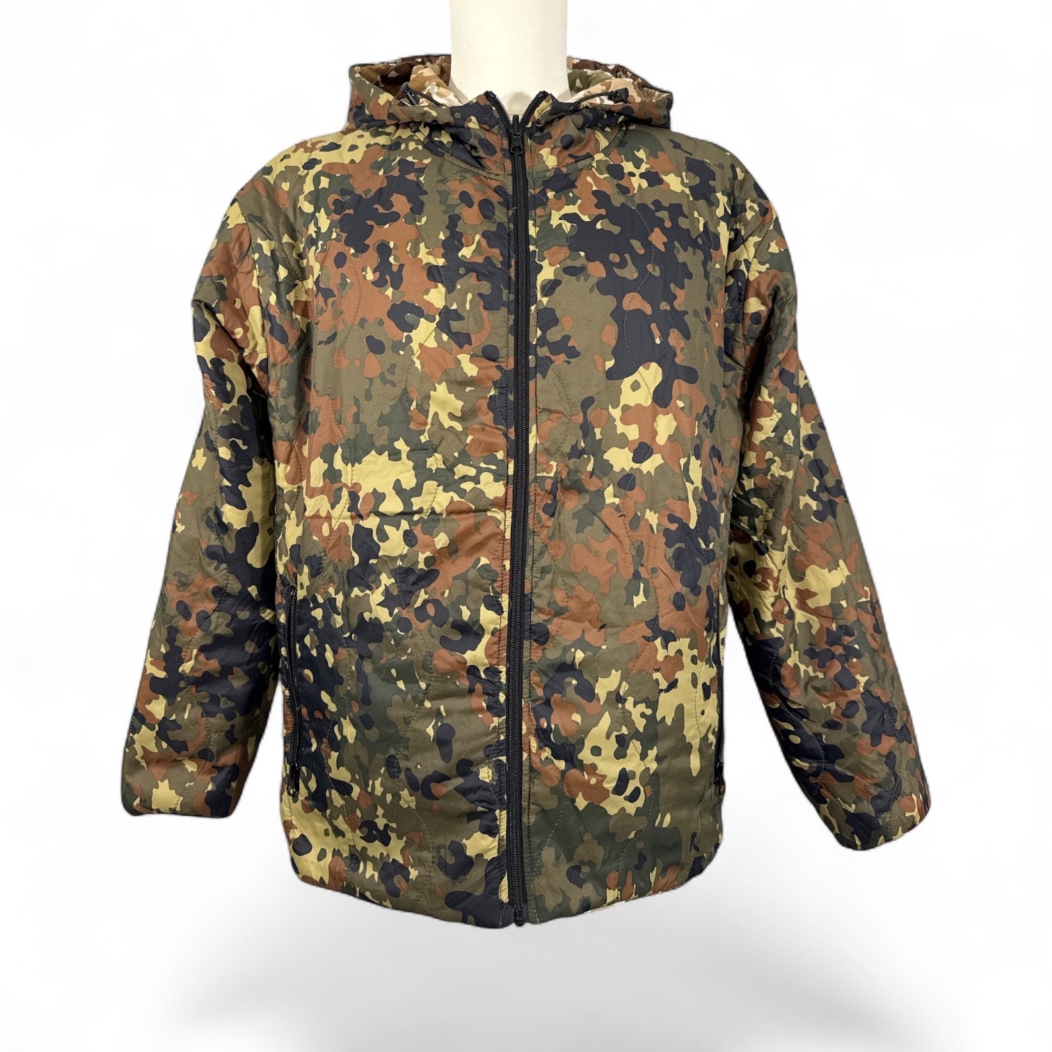Wrmfzy Reversible Woobie Hoodie Camo Jacket Mens Medium Ripstop Nylon Rare Nwot